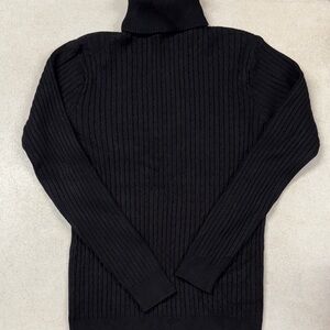 Black Turtleneck Sweater